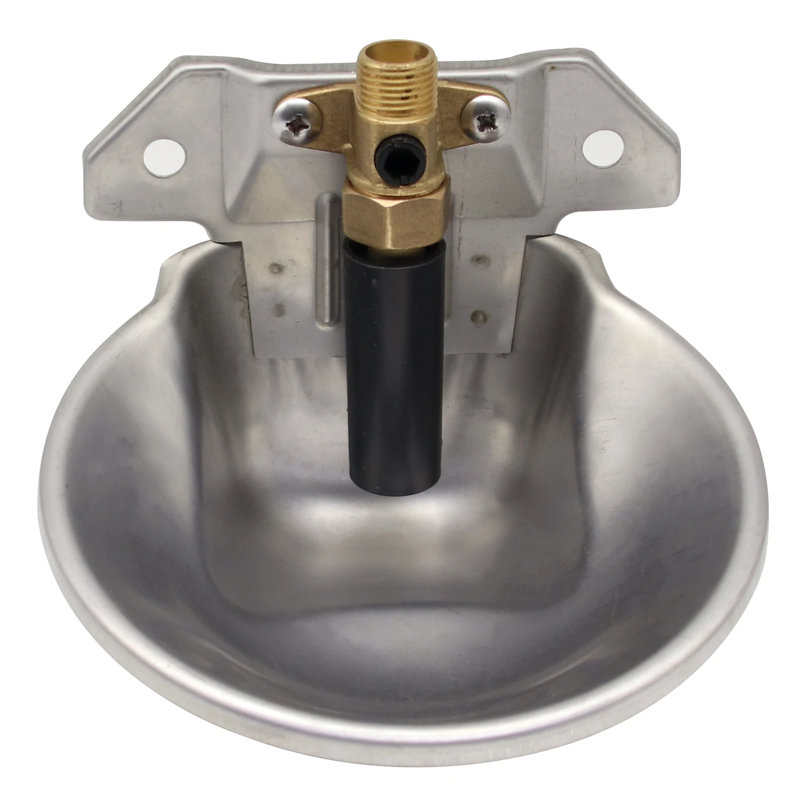 وعاء مياه الأغنام الأوتوماتيكي من الفولاذ المقاوم للصدأ للشرب والماعز ولحم الضأن مع صمام نحاسي معدات تغذية الحيوانات في المزرعة