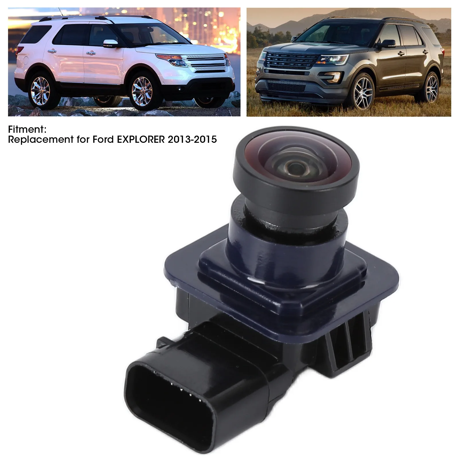 

Камера заднего вида EB5Z-19G490-A ABS Park Assist, черная, водонепроницаемая IP68, для парковки и движения задним ходом