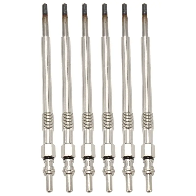 A58X-For Grand Voyager V For Jeep Cherokee(KK) Wrangler III Compatible 6Pcs Glow Plug Set 68092635AA