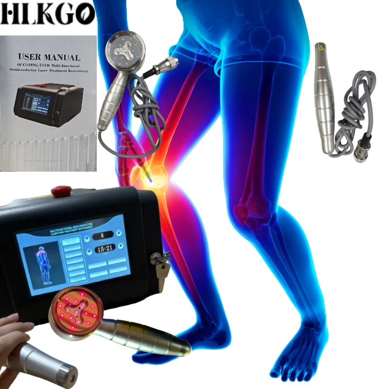 Professional 808nm 650nm Physio Laser High Intensity Cold Therapy Device for Sports Injury Neck Back Pain Relief