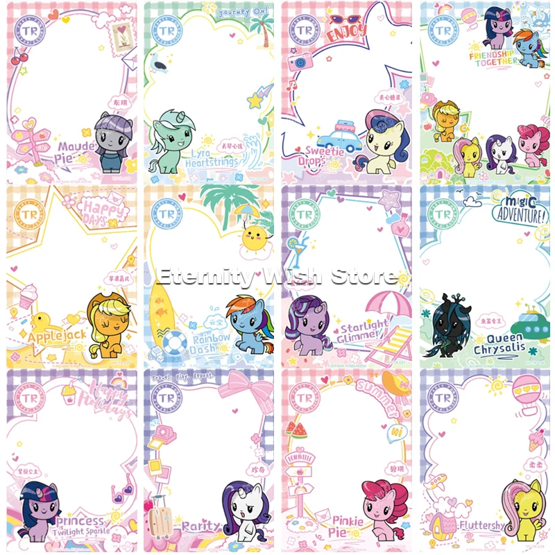 Original KAYOU My Little Pony Cards TR Series 31~42 Anime Characters Cute Collection Card Flash Cards Children Toy Birthday Gift