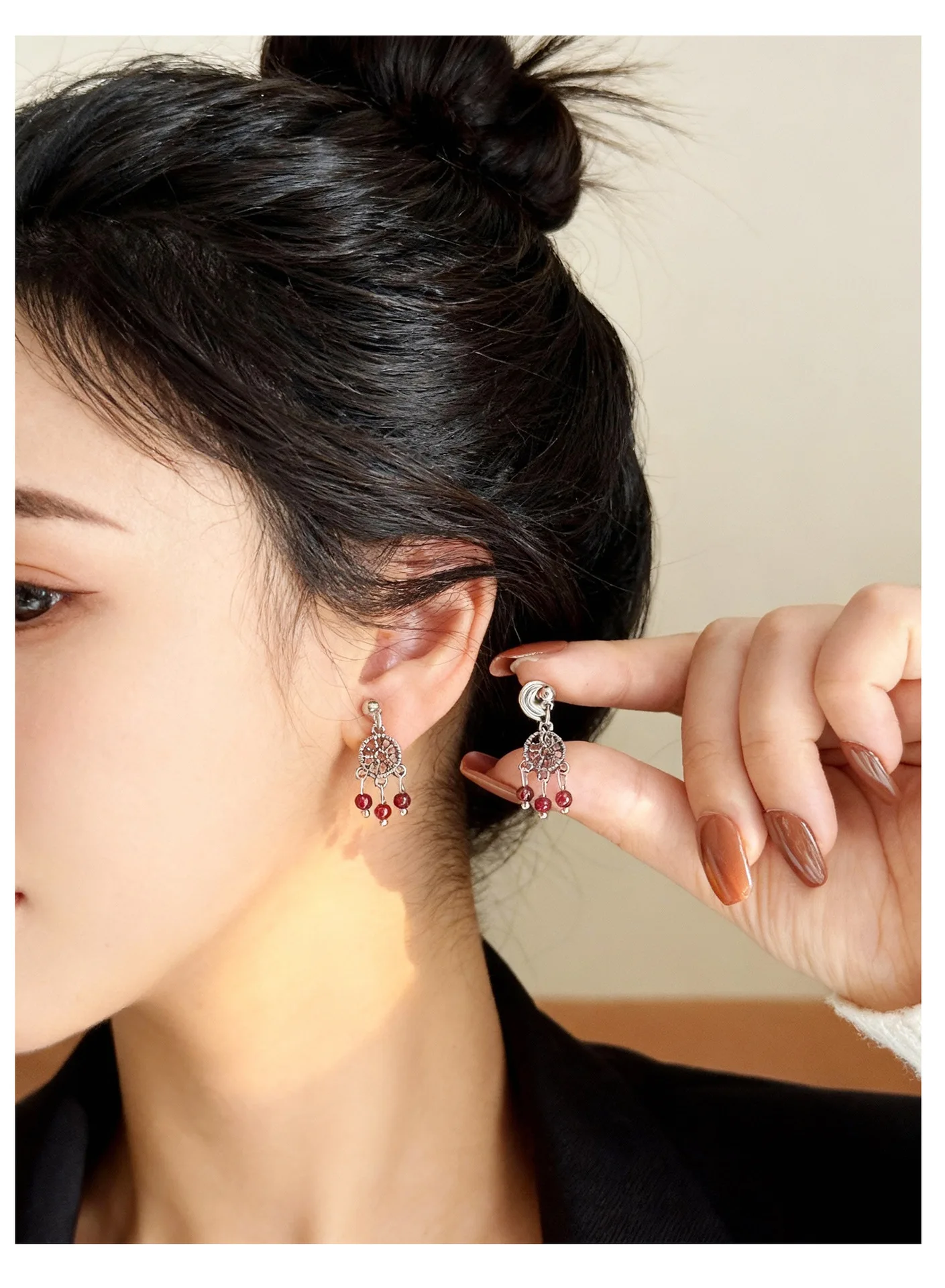 Anting Gantung Penangkap Mimpi - Ethnic Boho Fashion ulasan dan harga