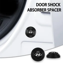 4/8/12pcs Car Door Shock Absorbing Anti-collis Spacer Stickers For Hyundai Sonata Azera Coupe SantaFe Genesis Accent Creta