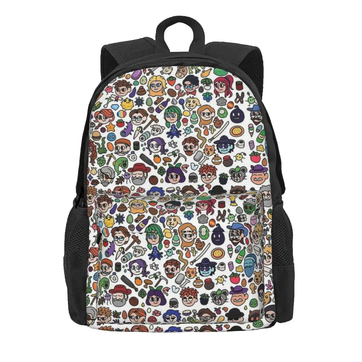 

Stardew Valley Doodle Backpacks Boys Girls Bookbag Children School Bags Cartoon Kids Rucksack Travel Rucksack Shoulder Bag