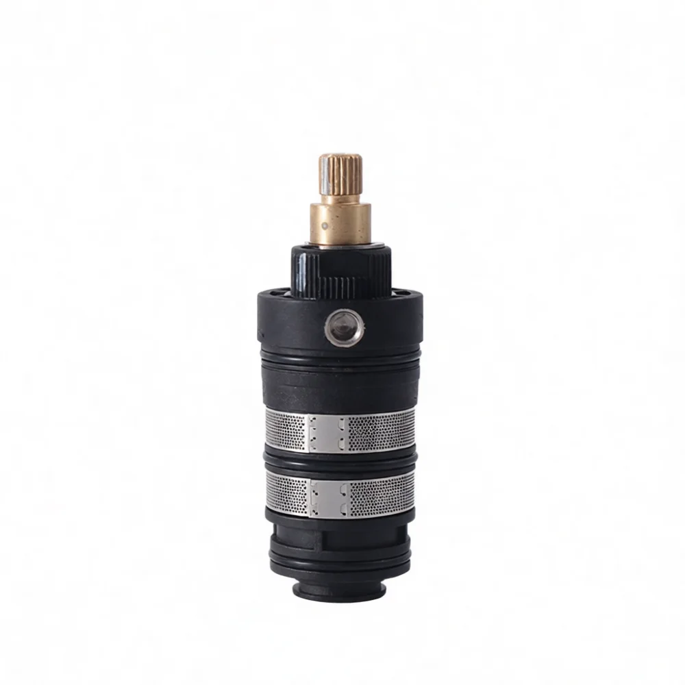Replacement Copper Thermostatic Cartridge For Home Bathroom Faucet Shower Mixer Valve Stable Water Temperature Control