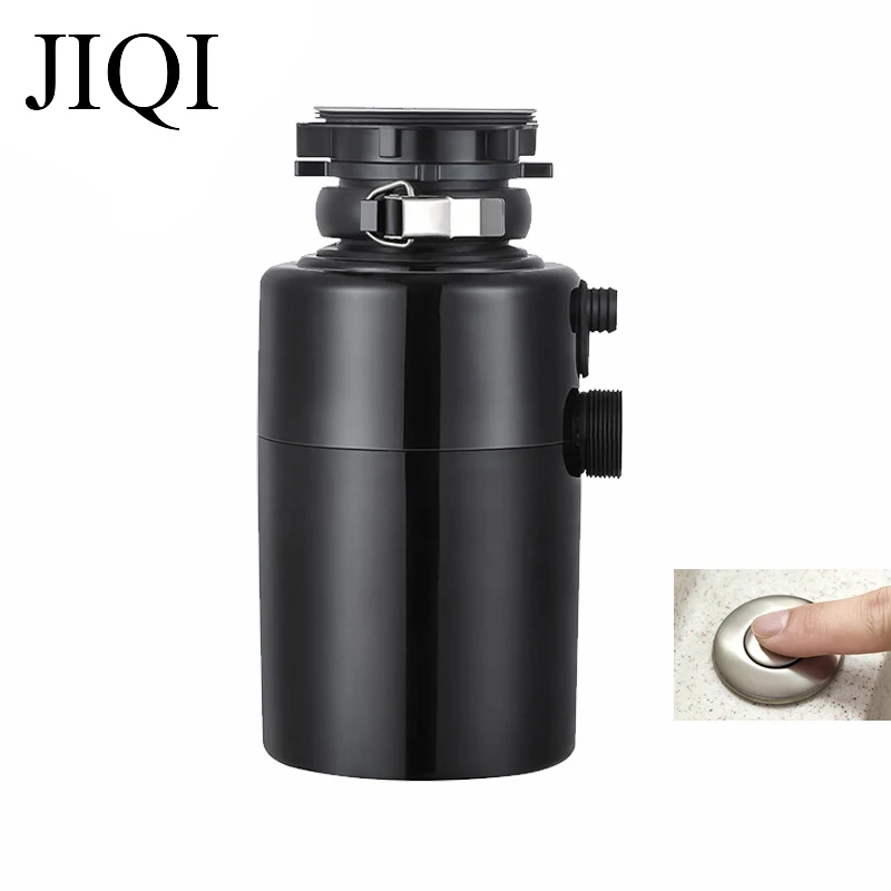 

JIQI Food Waste Disposer Garbage Processor Disposal Crusher Kitchen Sink Drains Bone Material Stainless Steel Grinder Air Switch