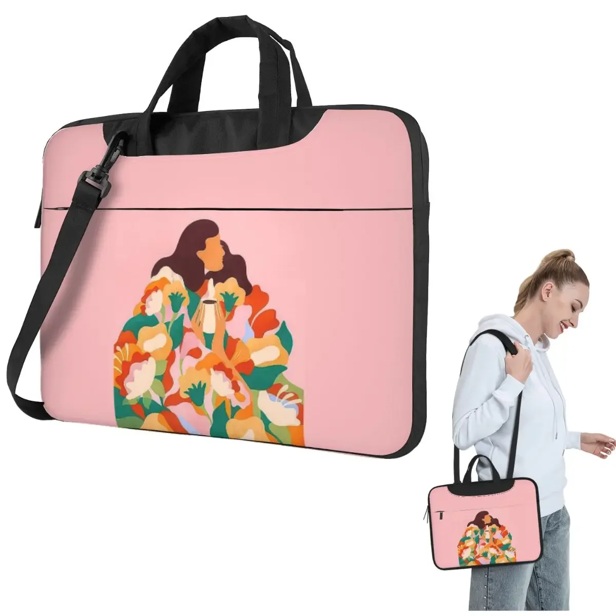 

Me Time Crossbody Laptop Bag Case Computer Bag Resistant Protective Notebook Pouch for Lenovo