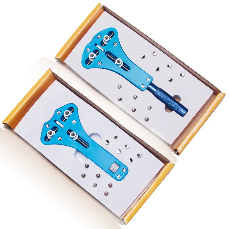 Solid Steel Watch Case Opener Tool Adjustable 3 Claws Screw Watch Back Cover Remover Open Wrench Watchmaker Repair Tools Kit