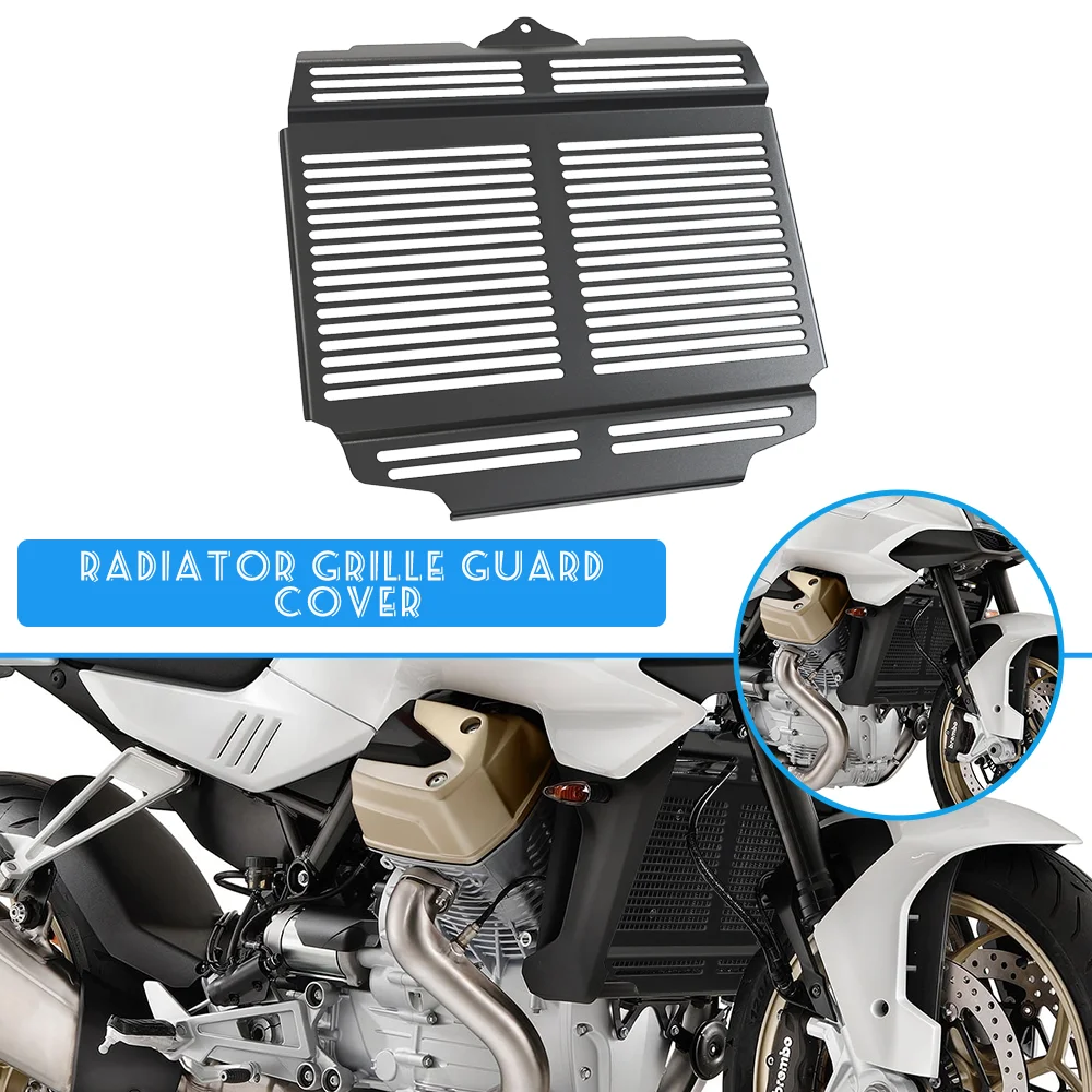 For Moto Guzzi V100 V 100 Mandello S 2023 2024 Motorcycle Radiator Motorcycle Guard Oil Cooler Guard Protector V100 2024 New