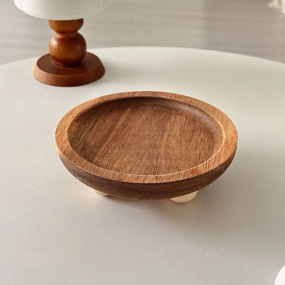 Simple Bracelet Wooden Jewelry Tray Rings Necklace Jewelry Display Rack Storage Case Organizer Jewelry Holder Gift