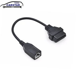 OBD 2 Cable for Hon-da 3pin OBD1 Adapter OBD2 OBDII for Hon-da 3 Pin To 16 Pin Connector Compatible Diagnostic Tool