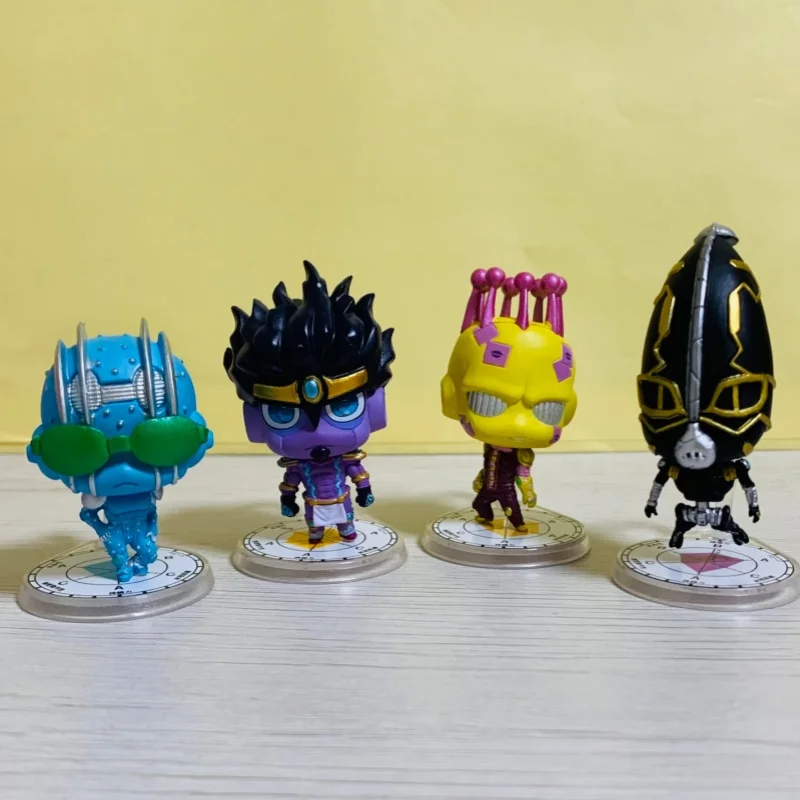 

Bandai Original Jojo'S Bizarre Adventure Action Figures Gashapon Ball Reo1 Kujo Jotaro Pierre Polnareff Joseph Dio Ornament Toys