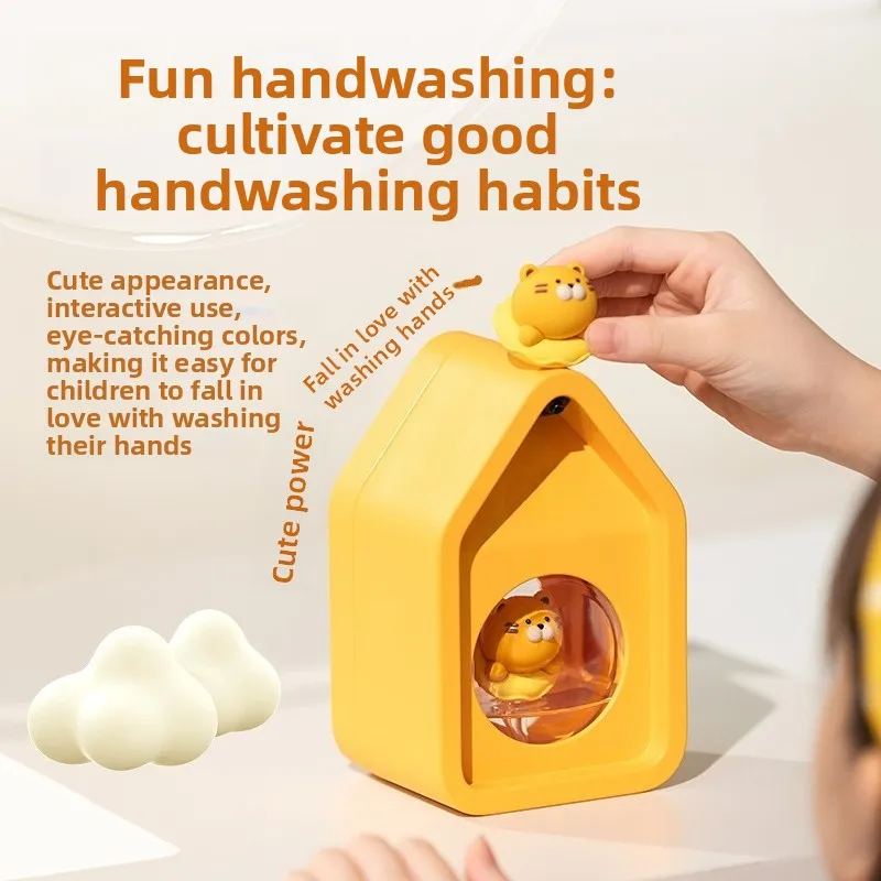 

Electric Soap Dispenser Cute and Creative Home Wall-mounted Intelligent Automatic Sensing Foam Hand Sanitizer Machine