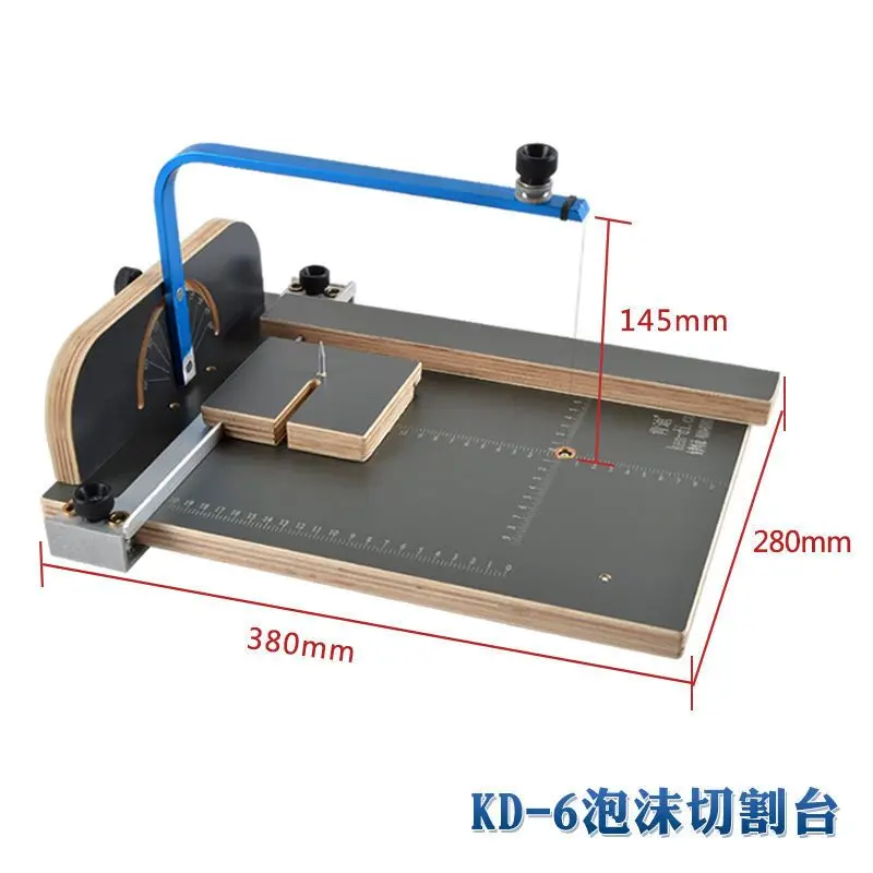 AC 100-240V Electric Heating Wire Cutting Machine Low Density Foam Pearl Cotton Cutter Styrofoam Table 600x400mm