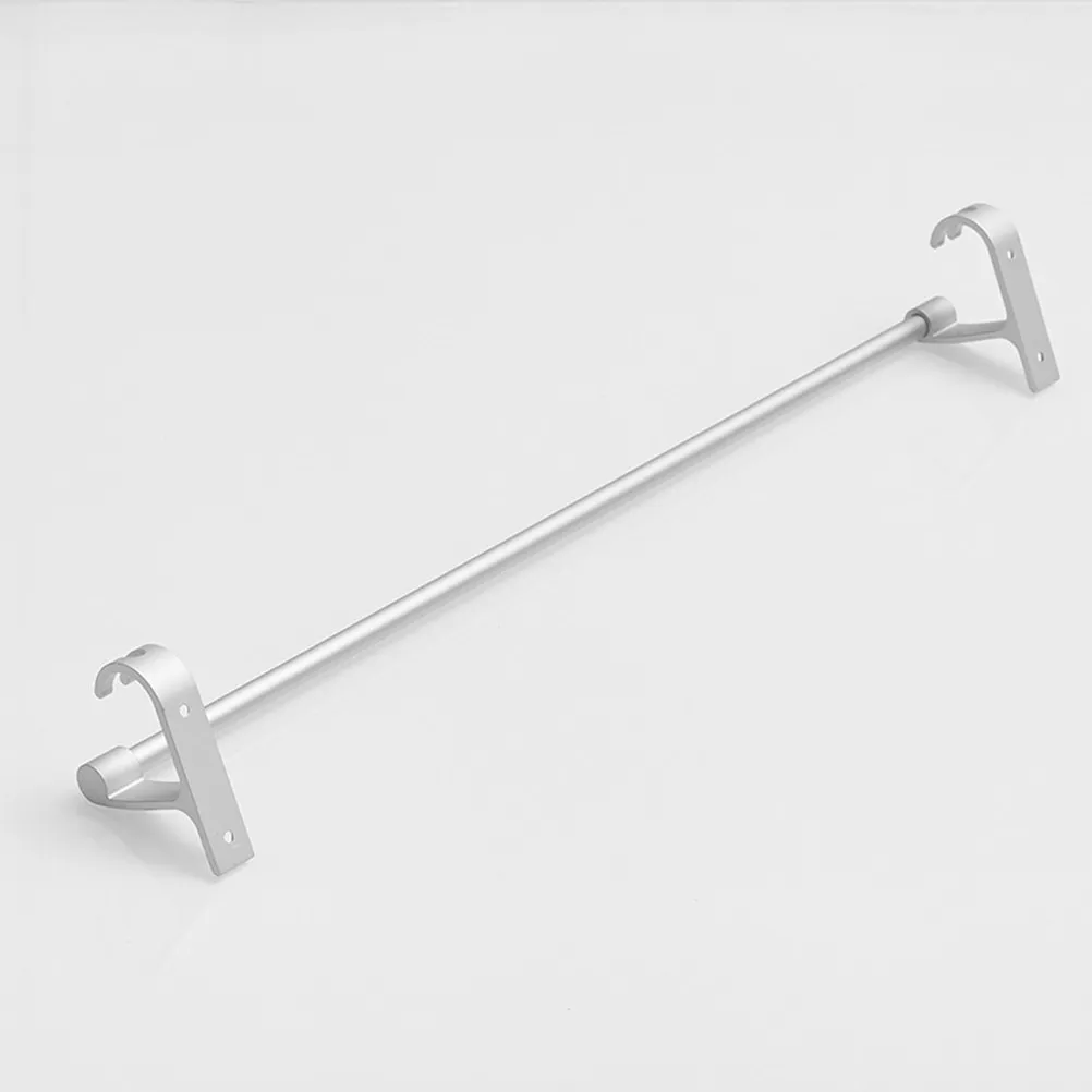 

Полка для полотенец из космического алюминия 48 см, элегантная полированная отделка, устойчивая к ржавчине, настенное крепление для ванной и кухни, держатель для полотенец и губок для душа