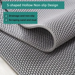 Non Slip Drainage Rubber Mat PVC Rug for Commercial Door Mats Restaurant Kitchen Garage Bathroom Pool and Deck Areas