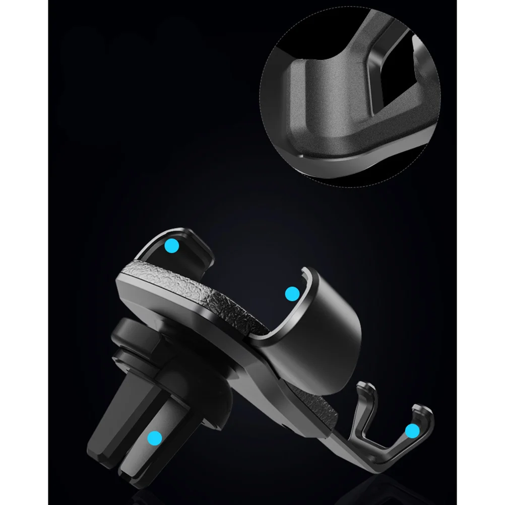 

Air Vent Phone Holder Mobile Stand Windshield Gravity Sucker Multifunction Easy Mount Bracket Auto Lock Hand Operation