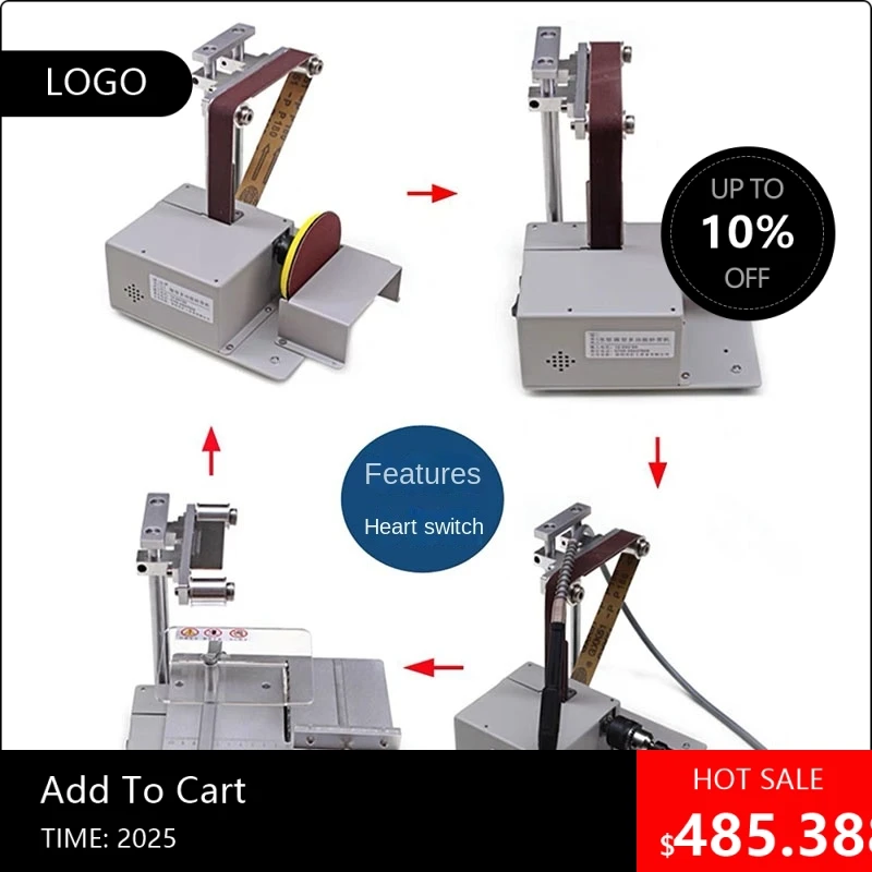 

0808084-in-1 Versatile Mini Desktop Woodworking Saw Multifunctional Tool for DIY Home Use - Cutting Grinding Drillin