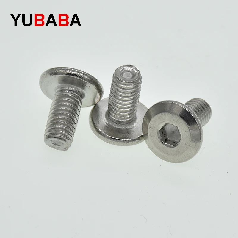 10/5 PCS M6 M8 * (12/16/20/25/30/35) 304 In Acciaio Inox a Testa Piatta con Viti A Testa Esagonale/Mobili Bullone