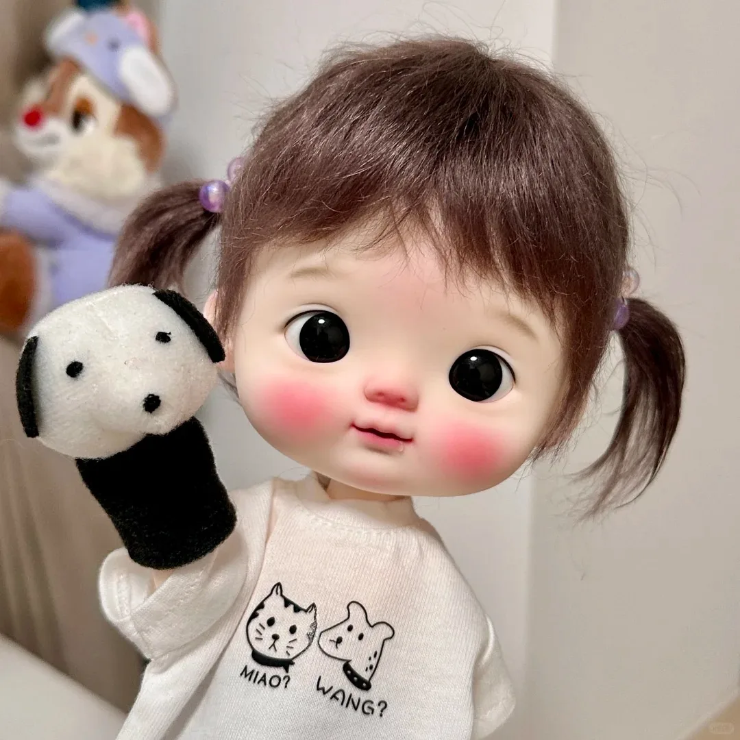 2024 New BJD sd doll 1/6 da Meng Qbaby Big Head Resin Doll Fashion Doll mini Cute, Stupid and Cute Free shipping from stock