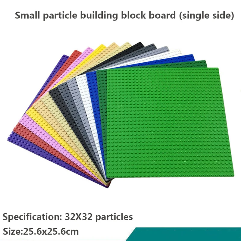 1PC Gebäude Block Bord 32*32 Dot Einseitig Ziegel Zubehör DIY Spleißen Groß Spielzeug Haus Rasen basis Platten Kunststoff Kompatibel