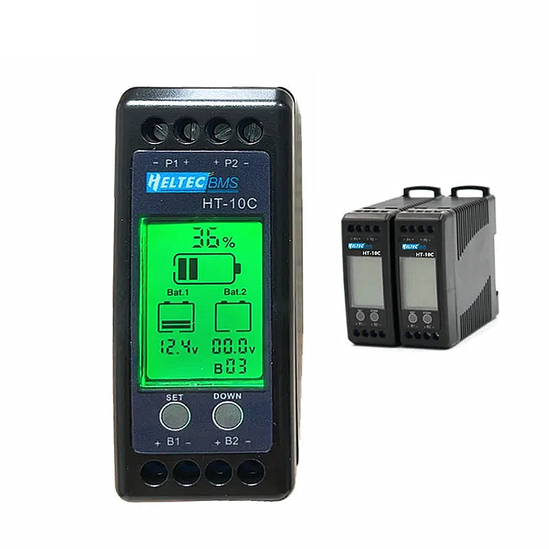 Heltec 12V lead-acid battery balancer 10A active balancer Lipo/Lifepo4 parallel series LCD