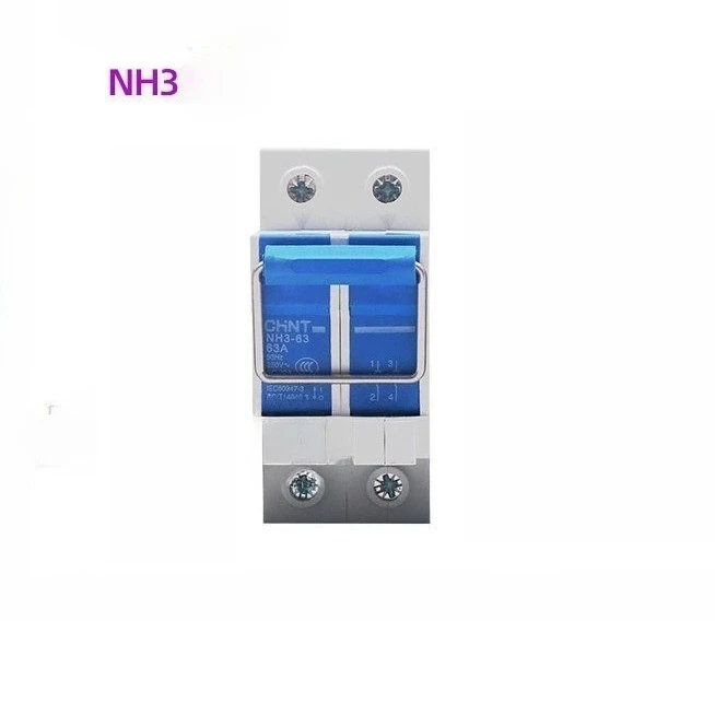 Switch Disconnector NH3-63A 1P 2P Two or Three 3P Phase Photovoltaic Power Generation 100 Amps 380V Solar 220V