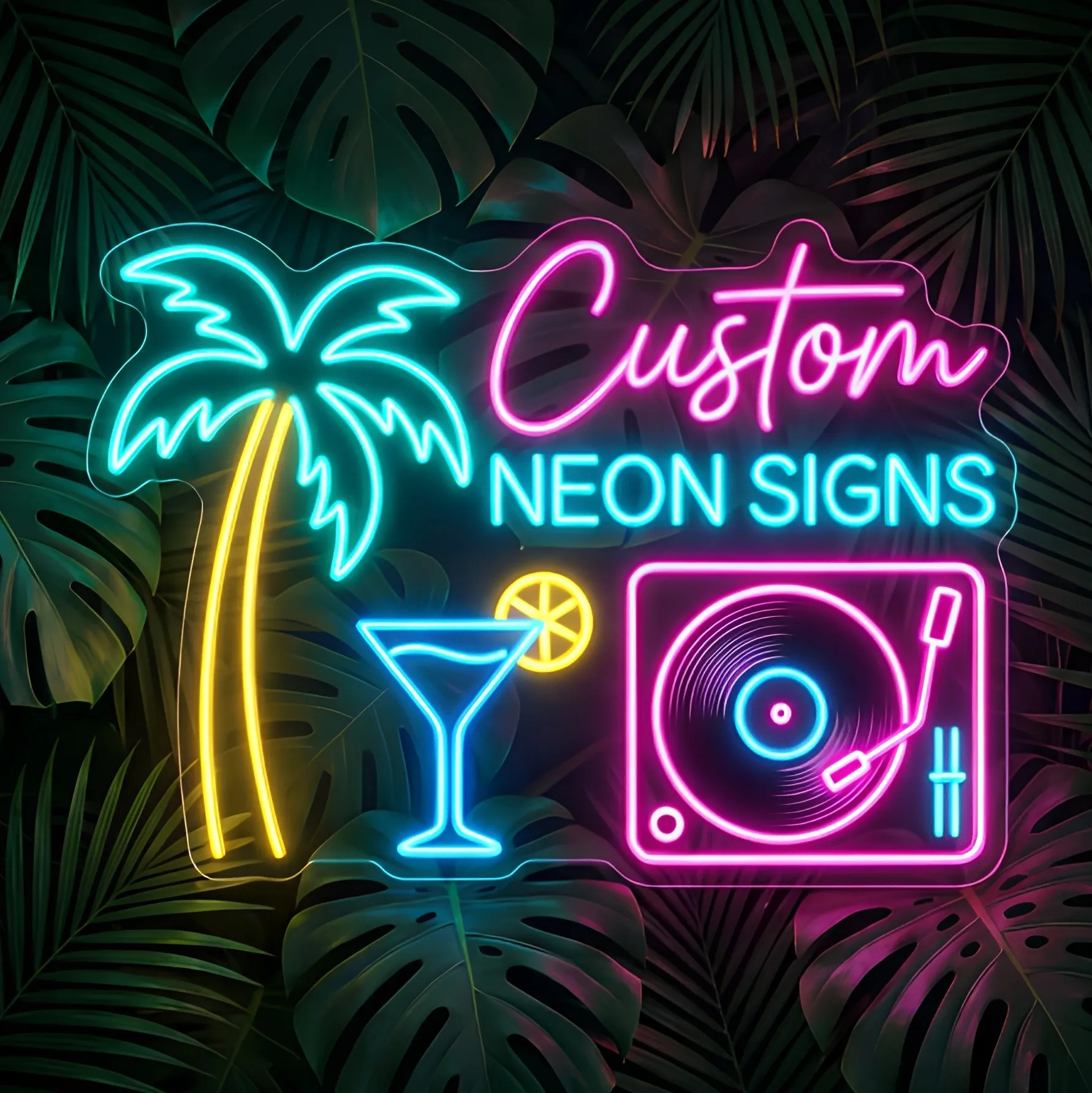 

Custom Neon Sign Company Logo LED Signage 3D Acrylic Advertising Board for Shop Storefront Restaurant Salon Bar Wall Decor