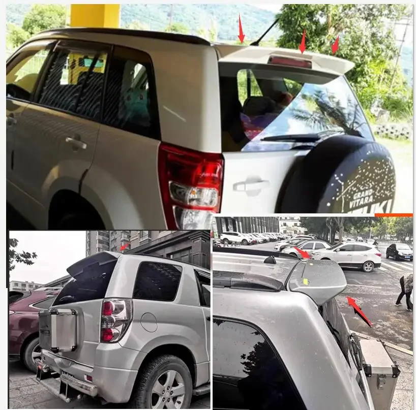 ABS Rear Wing Spoiler, Trunk Boot Spoiler For Suzuki  Vitara 2007--2013