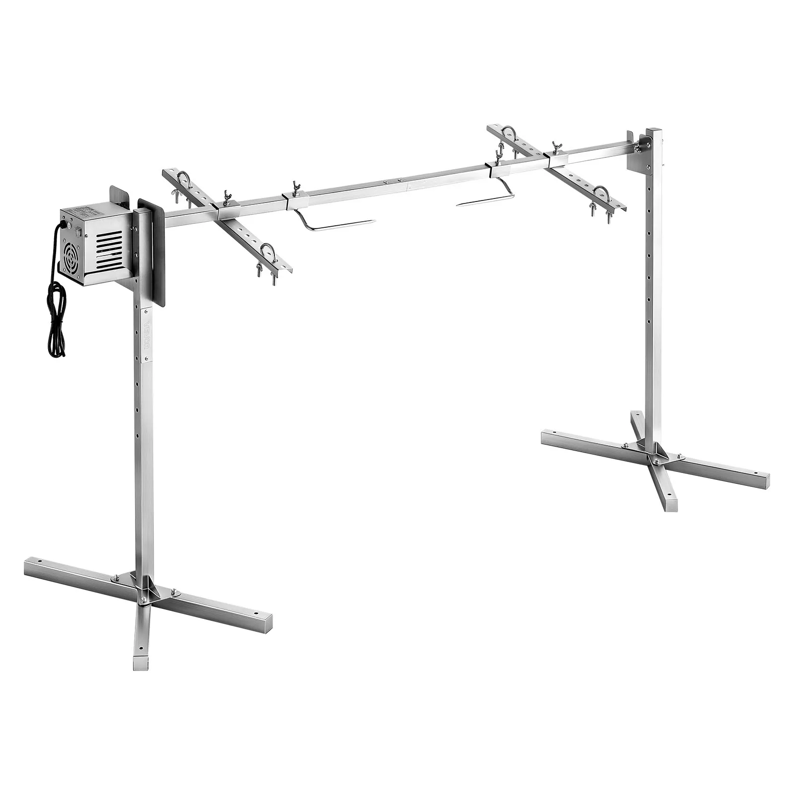 SucceBuy Rotisserie Grill Elektrische Rotisserie Grillset BBQ Grills Rotisserie Sets RVS Automatische Grillsets voor P - afbeelding 2