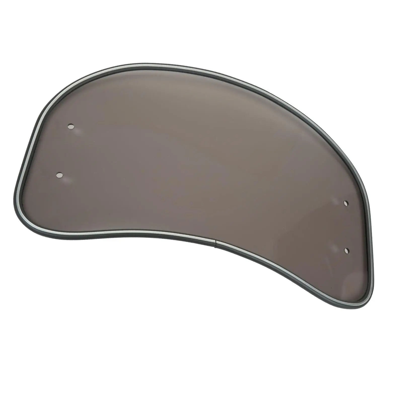 High-Temperature Resistant Motorcycle Oval Windshield - Easy Install Front Air Deflector, Deformation Resistant