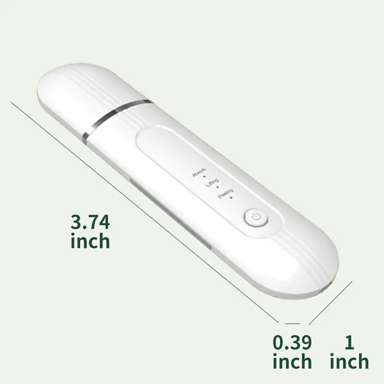 Waterproof Blackhead Remover Skin Scrubber Spatula, USB Charger Facial Deep Cleansing Cleaner Pimple patch Electric plasma pen