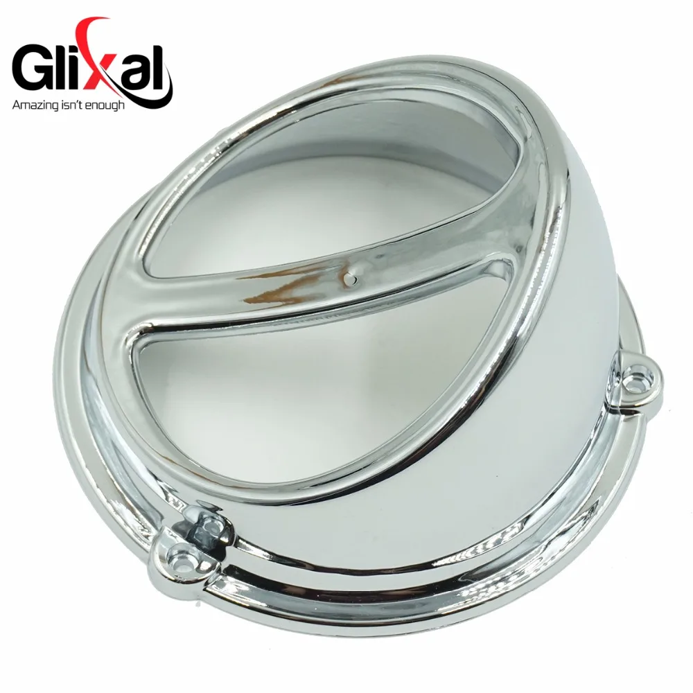 Glixal High Performance Chrome Fan Cover Air Scoop Cap Gy6 125cc 150cc Chinese Scooter 152QMI 157QMJ Engine