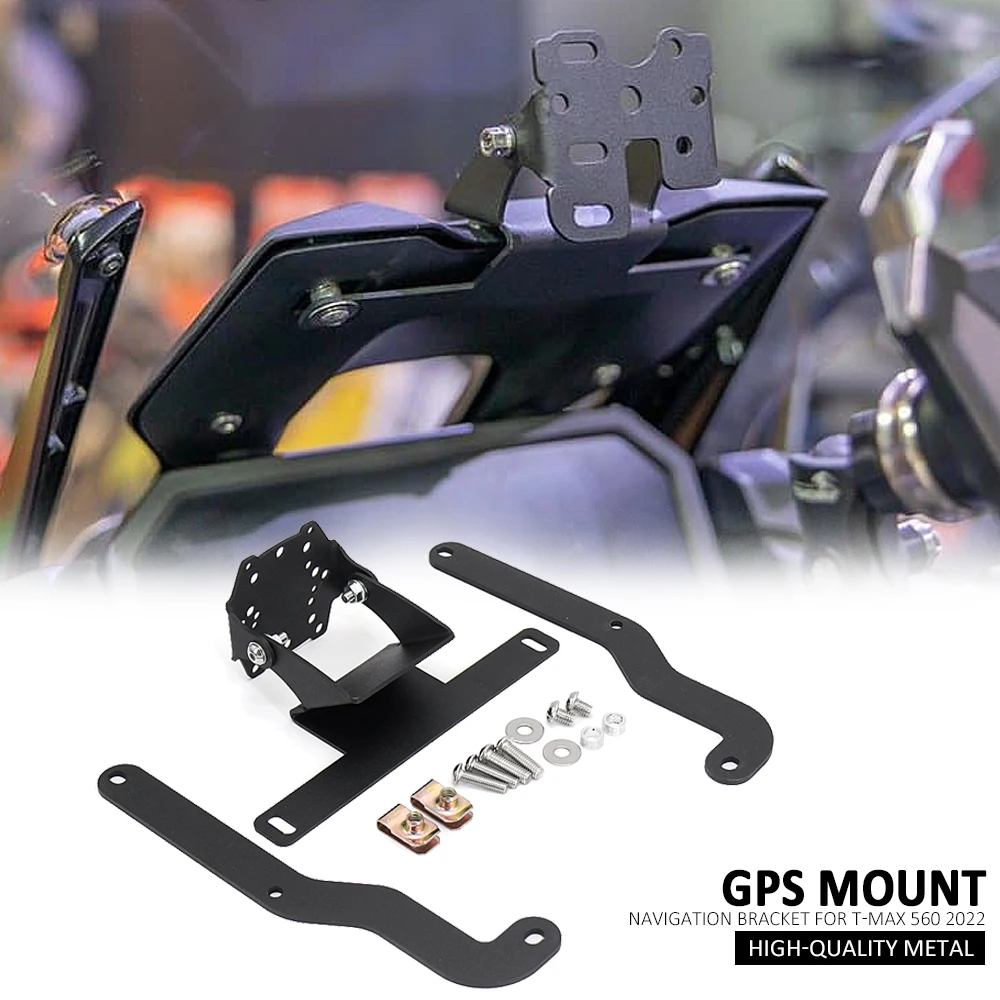 

New Motorcycle Windscren Bracket Mount Smartphone GPS Holder 2022 2023 For YAMAHA TMAX 560 T-MAX 560 TMAX560 T-MAX560