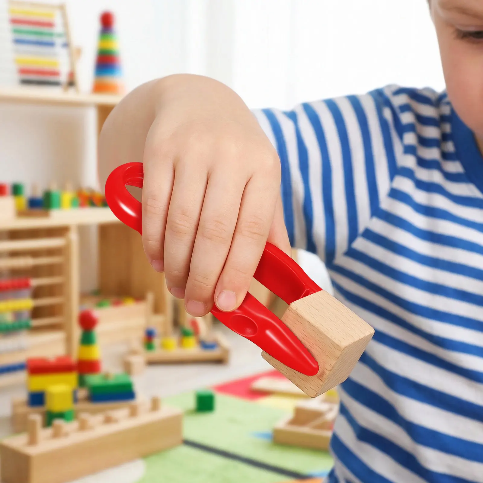 

6Pcs Kids Plastic Fine Motor Tweezers for Preschool Activities Enhancing Coordination Imagination Development Exploration