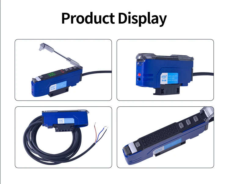 FW-30N M3 M4 M6 Dual Digital Display Fiber Optic Verstärker Glasfaserkabel Glasfasersensor Verpackung Gitter Automatisierung – Detail 10