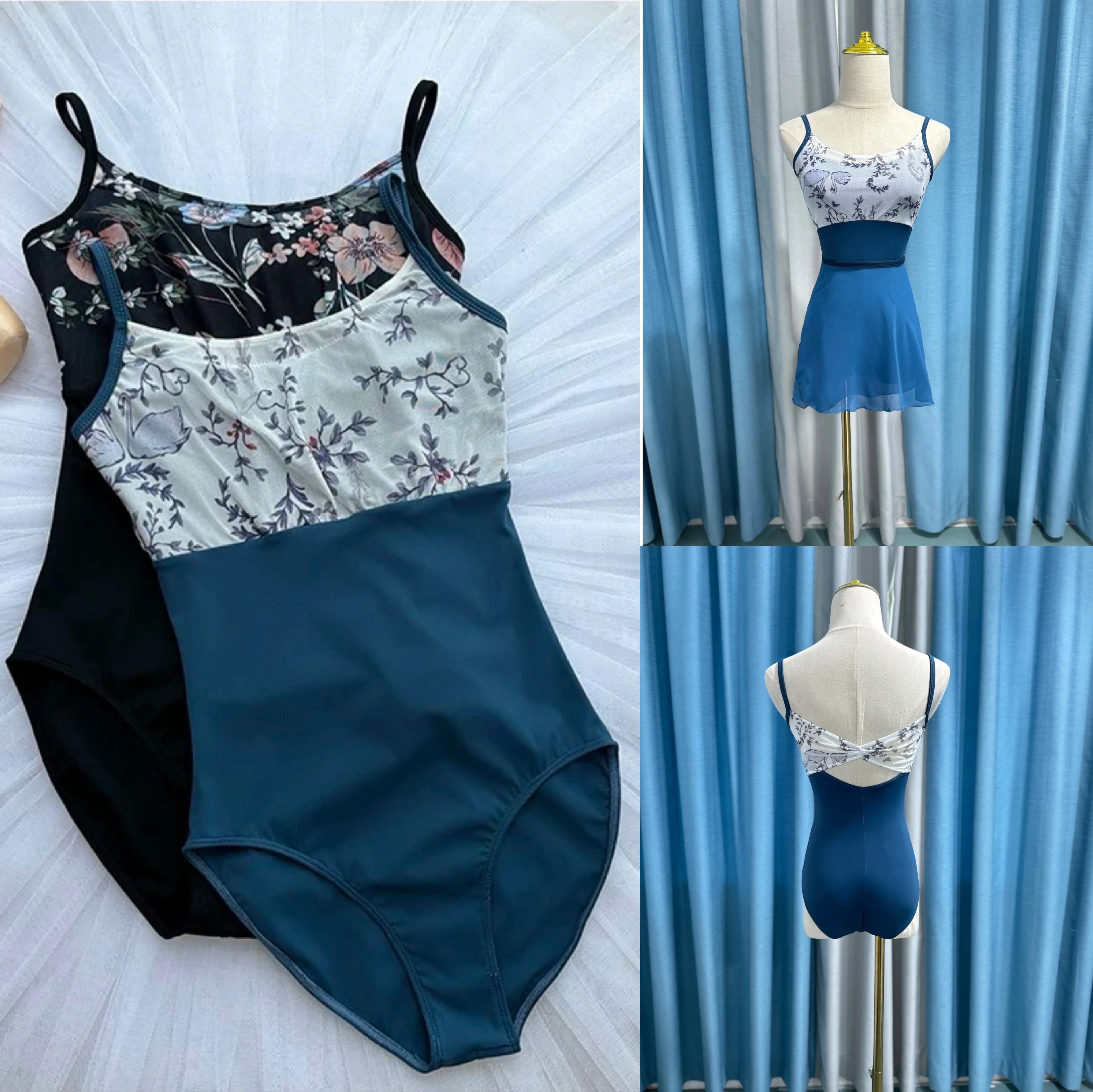 Collants de danse de Ballet pour adultes, Costume de danse professionnel, justaucorps de danse de Yoga pour femmes, combinaison de danse de gymnastique