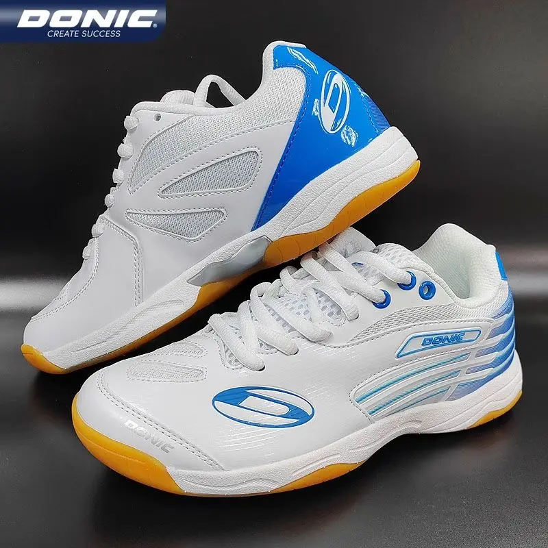 DONIC table tennis shoes, competition shoes, breathable, lightweight, anti-slip, stable, comfortable, TPR insole, 93082
