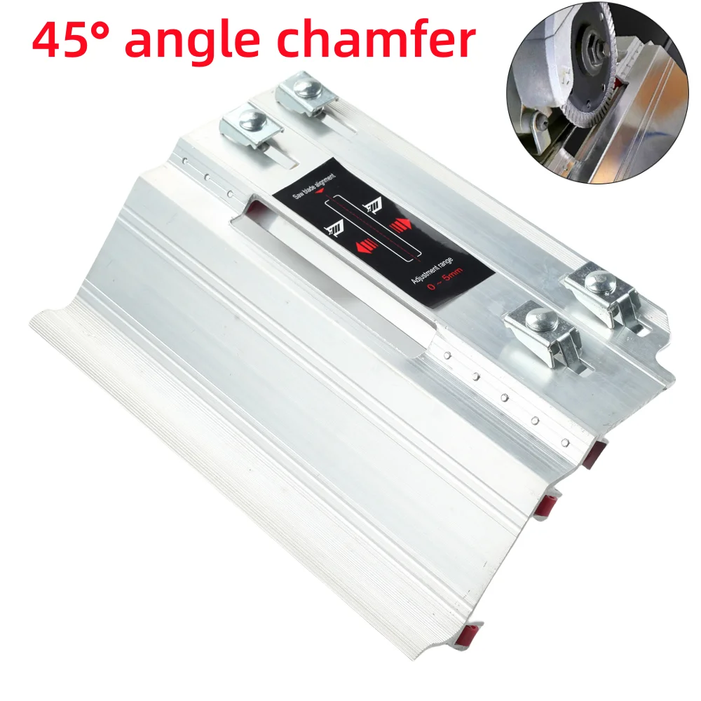 Tile Marble Chamfering Guide Locator 45 Degree Angle Cutting Corner Cutting Machine Adjustable Manual For Stone Building Tool