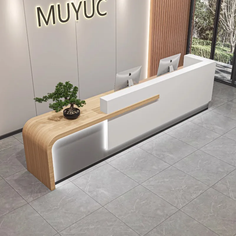 

Современная простая стойка регистрации, скандинавская креативная компания, отель, медицинская больница, стойка регистрации, офисная мебель, Balcao, прием FYRD