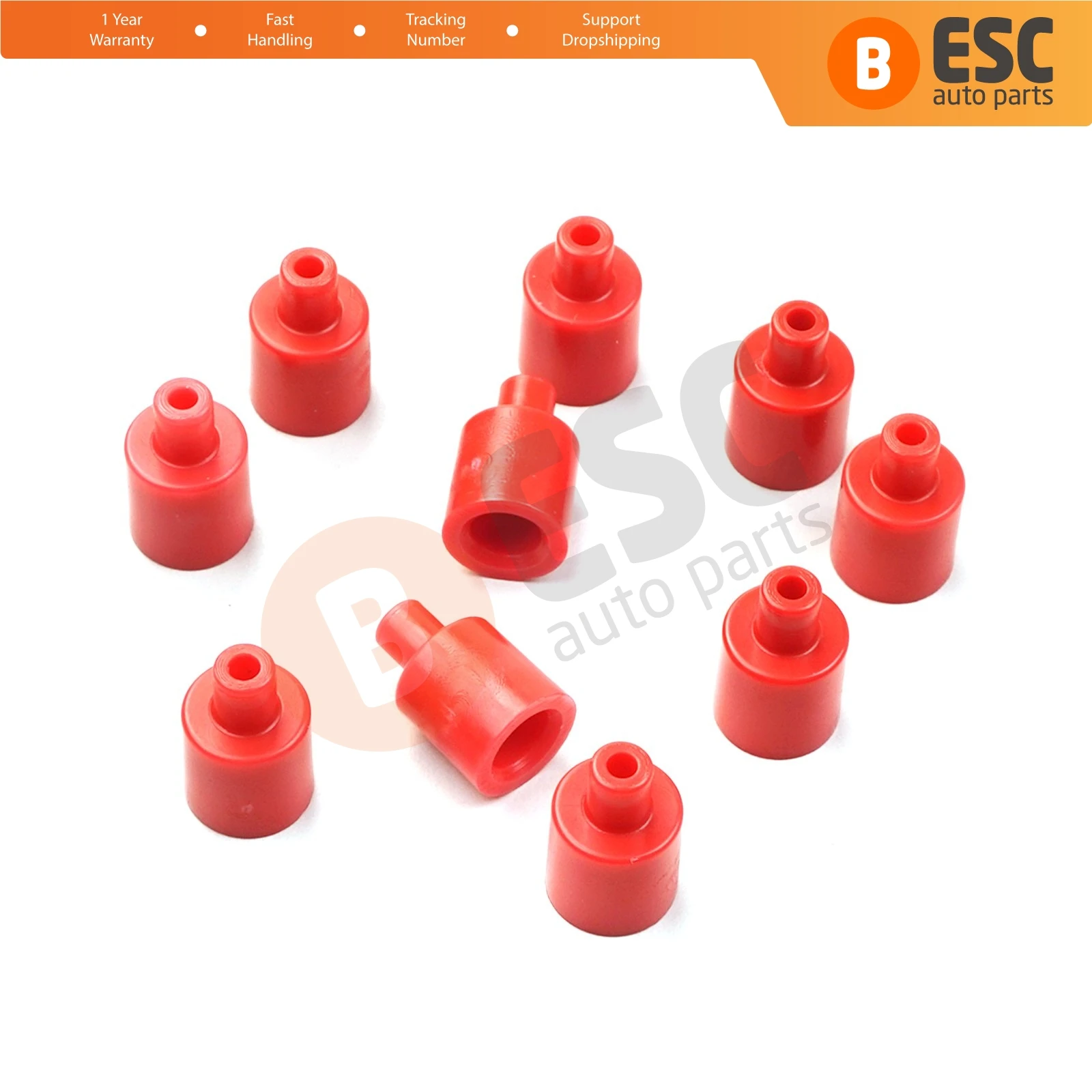 

ESC Auto Parts ECP009 10 Pieces Cable End Rope Dowel for Window Regulator Winder Mechanism Type BCP009 Fast Handling