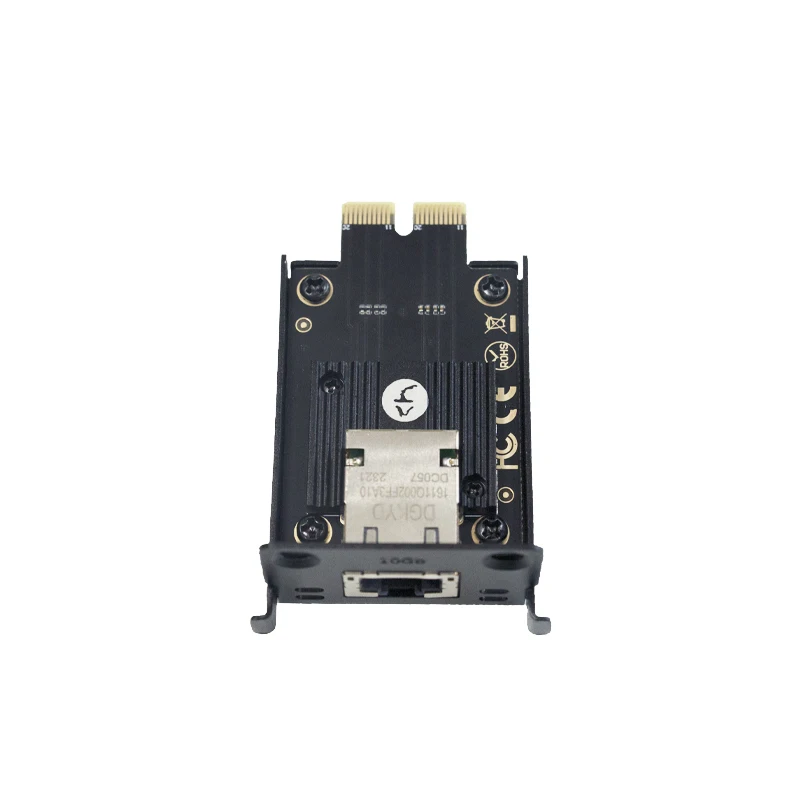 XikeStor-Mini tarjeta de red PCIE 3,0, transmisión rápida, 10G, RJ45, fácil instalación, para Synology NAS DS923 + DS723 + RS422 + DS1522 +