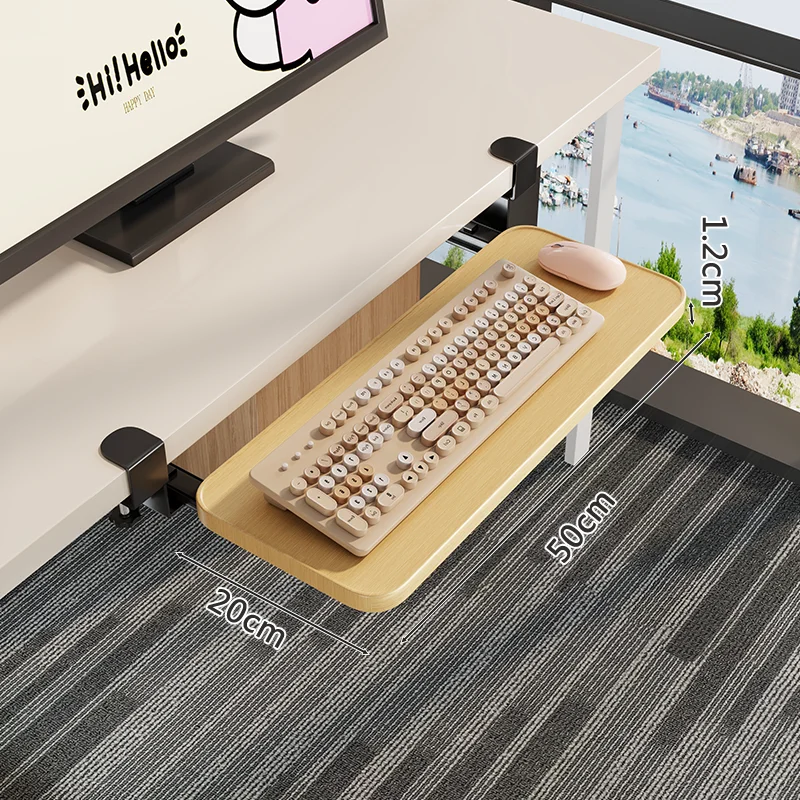 원목색 (50*20) 테이블 클램프 두께 1-4cm 사용 가능