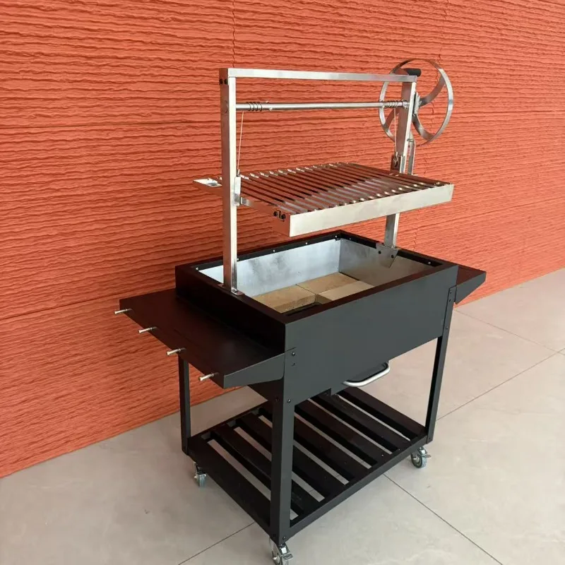 New Portable Charcoal BBQ Grill for Home and Outdoor Use, Large Multi-Functional Double-Sided Grill Wholesale