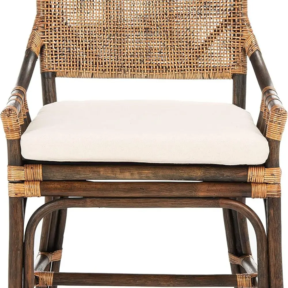 وسادة بيضاء طبيعية للمنزل، مناسبة للمعيشة وتناول الطعام وغرفة النوم والمكتب بأسلوب الروطان