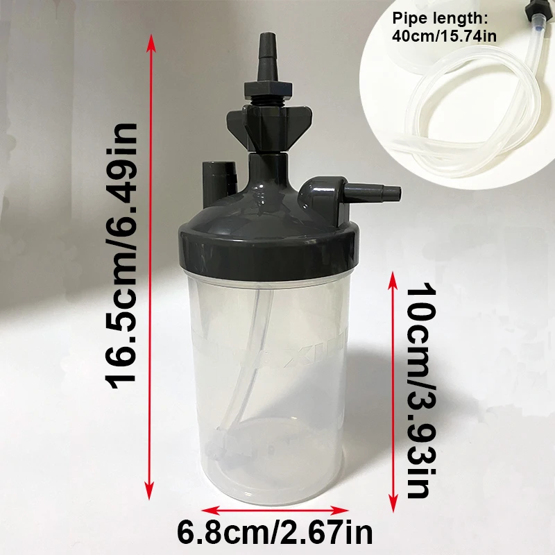 Water Humidifier Cup For Oxygen Concentrator Bottles Philips Oxygen Generator Accessories Humidification Right Angle Pipe