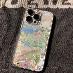 Creative seaside scenery Phone Case For iPhone 16 15 14 13 12 11 Pro Max XR XS MAX 7 8 PLUS MINI Y2K Shockproof Bumper Cover
