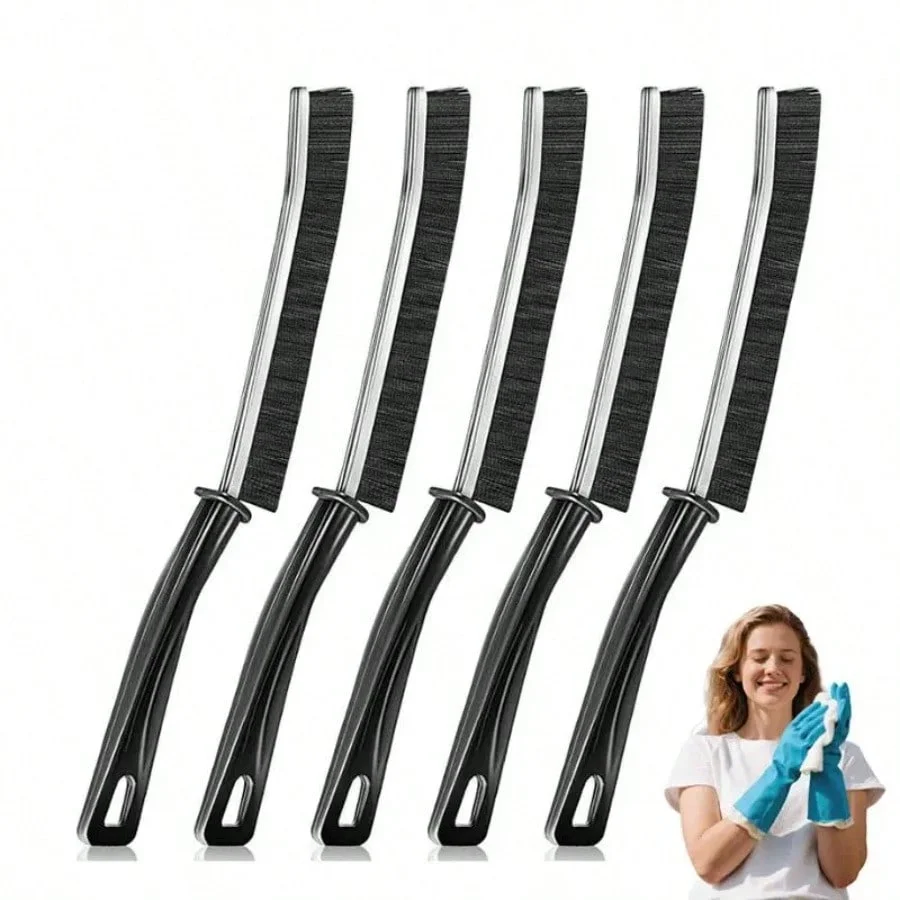 

Multi-5 Pcs Crevice Cleaning brush，Hard Bristle Gap Brush，Multifunctional for Bathroom Household Kitchen Tiles Window Crevice Cleaning Tool，Spring Cleaning，house cleaning，home cleaning，Mother's Slay Home