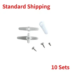 10Sets SG90 RC Servo Replacement Arm Horn Adjust Parts for RC Airplane Robot Helicopter DIY Parts