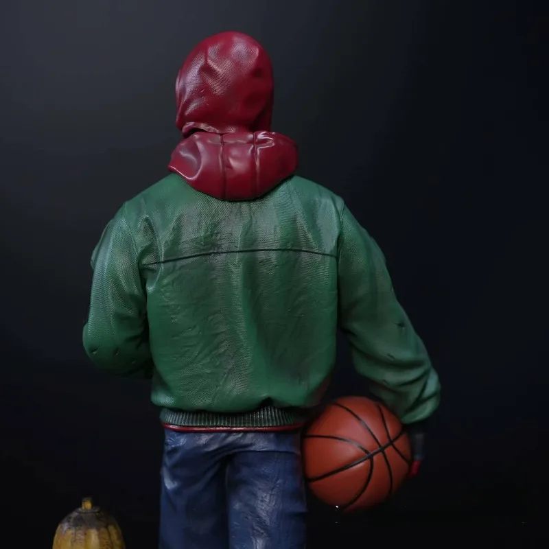 44cm os vingadores figura homem-aranha: no verso-aranha anime coleção modelo resina ornamentos de mesa crianças brinquedos